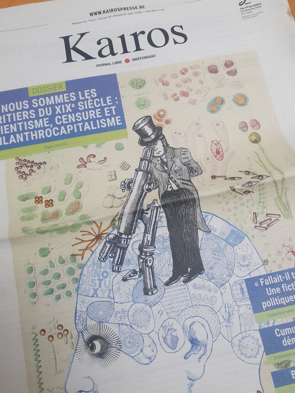 Sortie du journal Kairos #65
