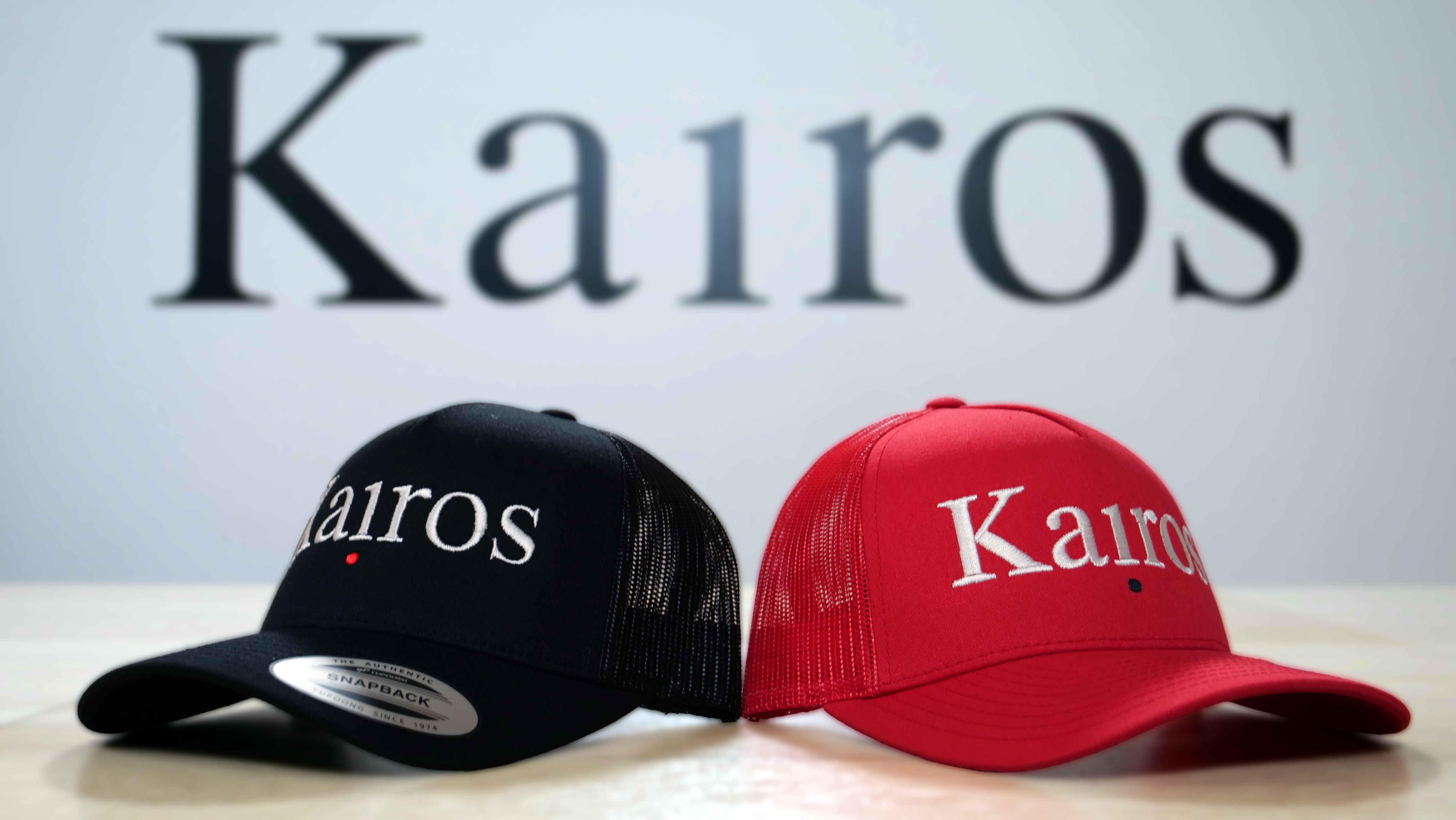 COMBO: casquette noir &&nbsp;rouge