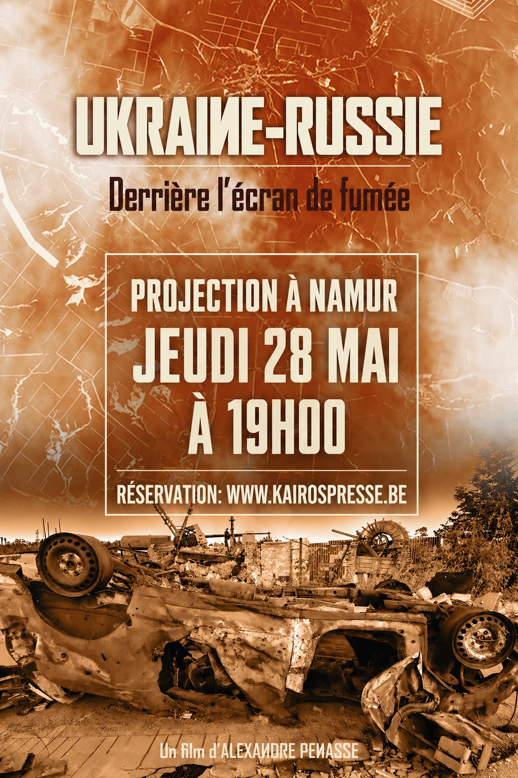 Projection documentaire «&nbsp;Ukraine — Russie: derrière l’écran de fumée&nbsp;» — Namur 28&nbsp;mai